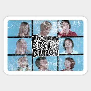 Brady Bunch - Authentic Distressed Vintage Style Sticker